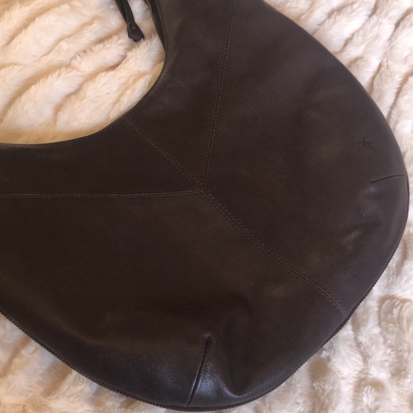 Frye Gina Hobo Brown Leather and Suede Large Bag NWT - Picture 3 of 15